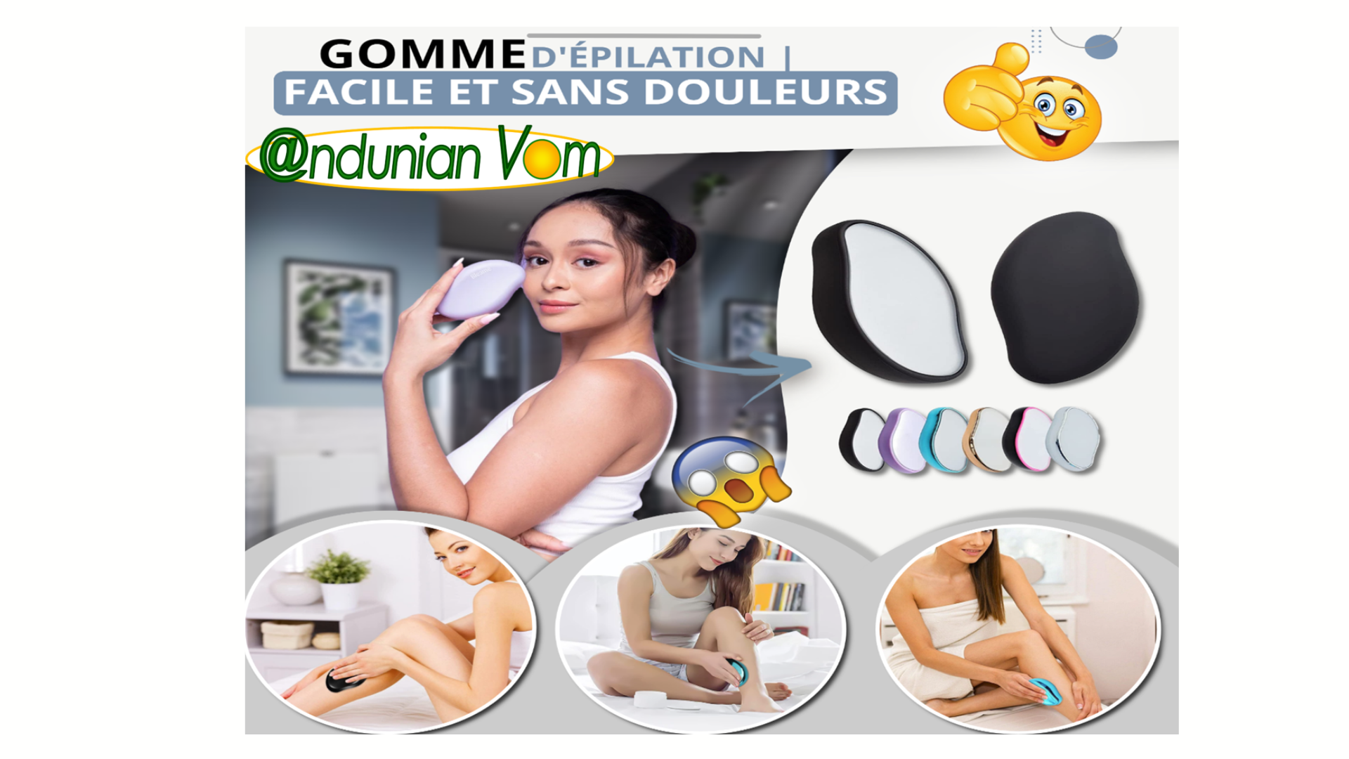 Gomme Épilatoire Nanocristalline – Épilation Douce & Durable