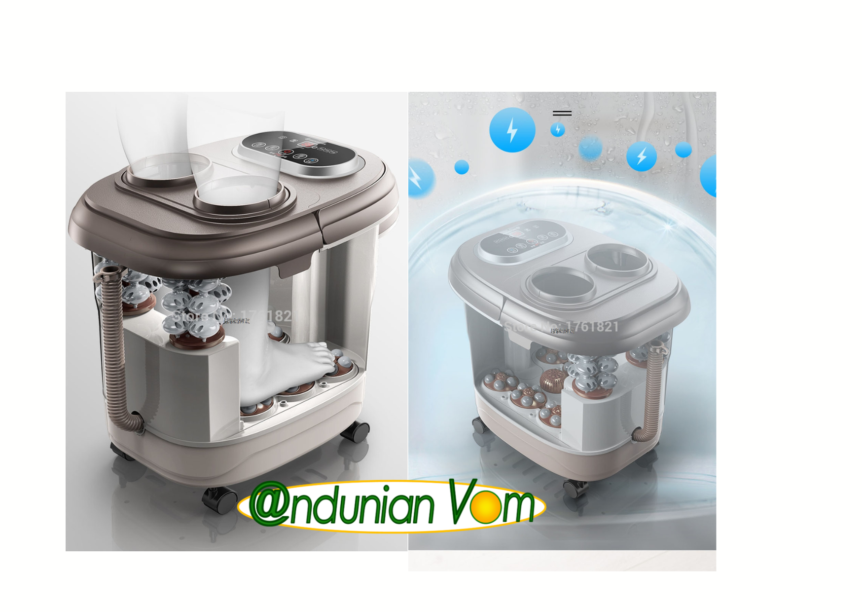Bain de Pieds Électrique Chauffant & Massant – Spa Maison
