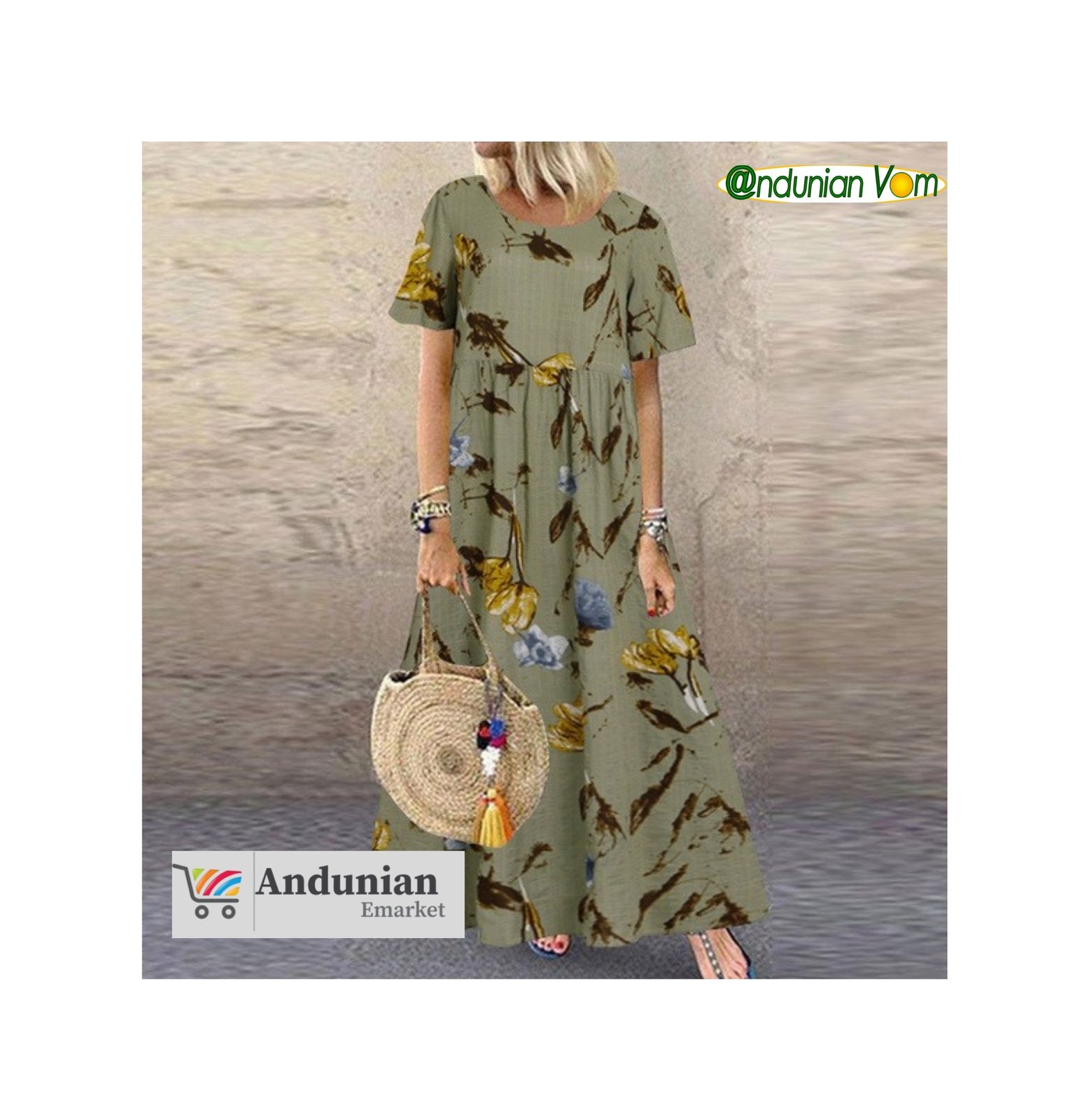 ROBE BOHEME FLORALE™– ELEGANTE,LEGERE POUR L'ETE.