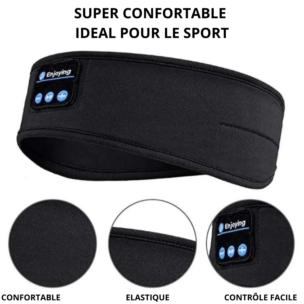 MASQUE DESOMMEIL CONFORTABLE BLUETOOTH  – Relaxation et Confort Absolu